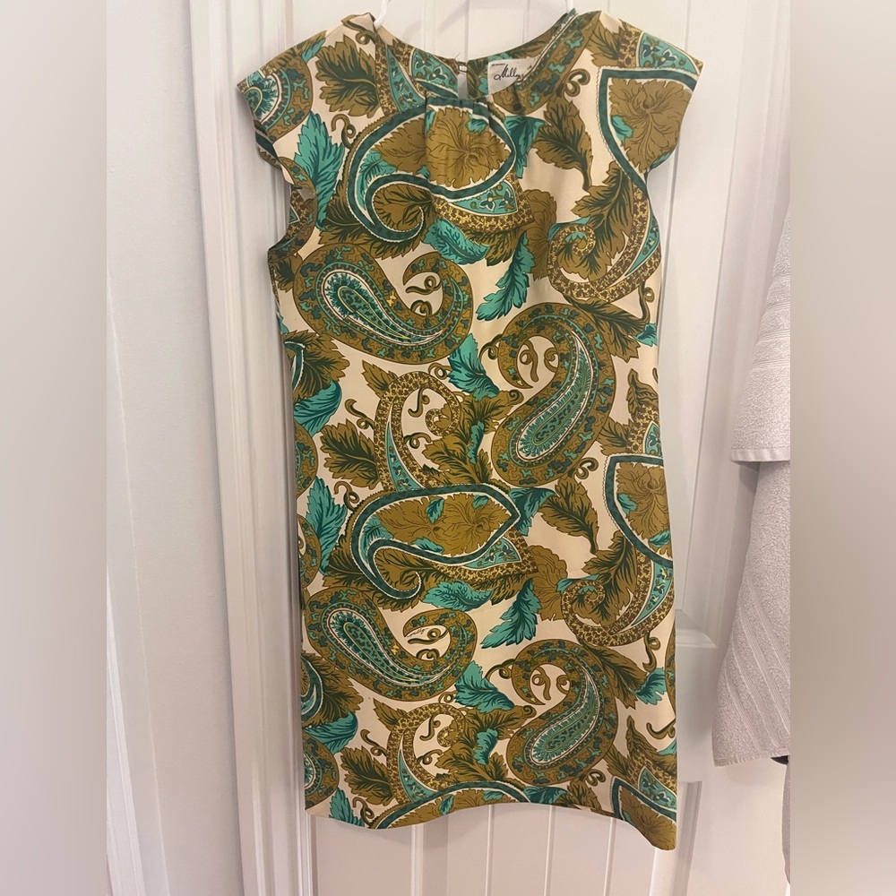 Gold & Green Dress